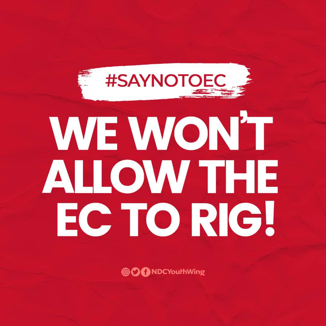 tein_ucc's tweet photo. Jean Mensah and her compromised EC officials cannot continue to threaten our democracy with the gerrymandering. The NDC is fully awoke and will continuously resist any election rigging schemes! #SayNoToEC
#ChangeIsComing https://t.co/tBdvWZKZJR