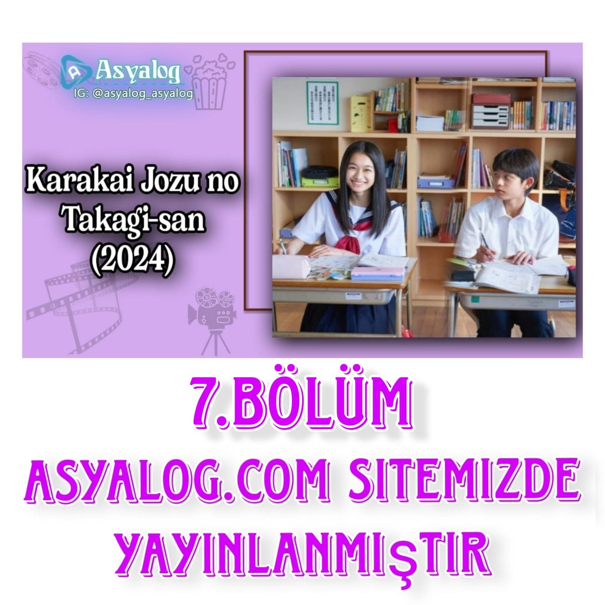 asyalog_asyalog's tweet photo. The Midnight Romance in Hagwon 7-8. Bölüm

The Dangerous Lover 11-12. Bölüm

Karakai Jozu no Takagi-san 7. Bölüm

https://t.co/GTYlkLDWCO sitemizde yayınlanmıştır.

#asyalog #karakaijozunotakagisan #thedangerouslover #themidnightromanceinhagwon https://t.co/B6g3IeWqgI