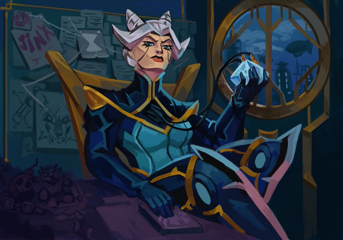 hextech heart. the second illustration i did for the <a href="/FarewellForge/">Farewell - A Riot Forge Zine || RELEASING MAY 23</a> zine #farewellriotforge #camille