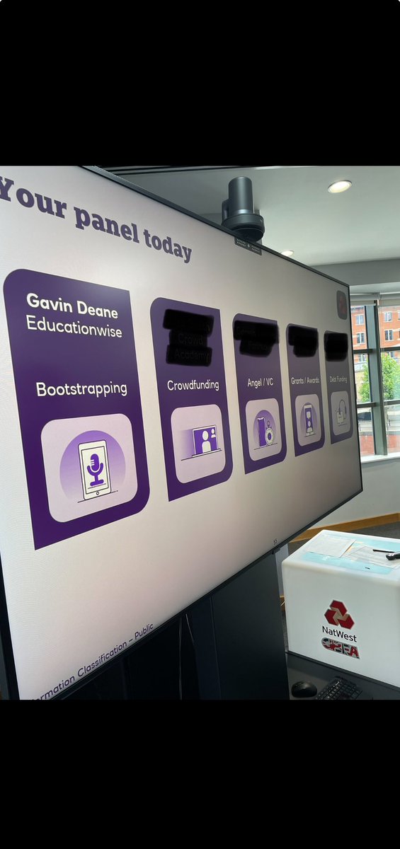 Really enjoyed being on a panel today for some Q&amp;A on Bootstrapping #startup <a href="/educationwiseuk/">EDUCATIONWISE ACADEMY</a> <a href="/NatWestGroup/">NatWest Group</a>