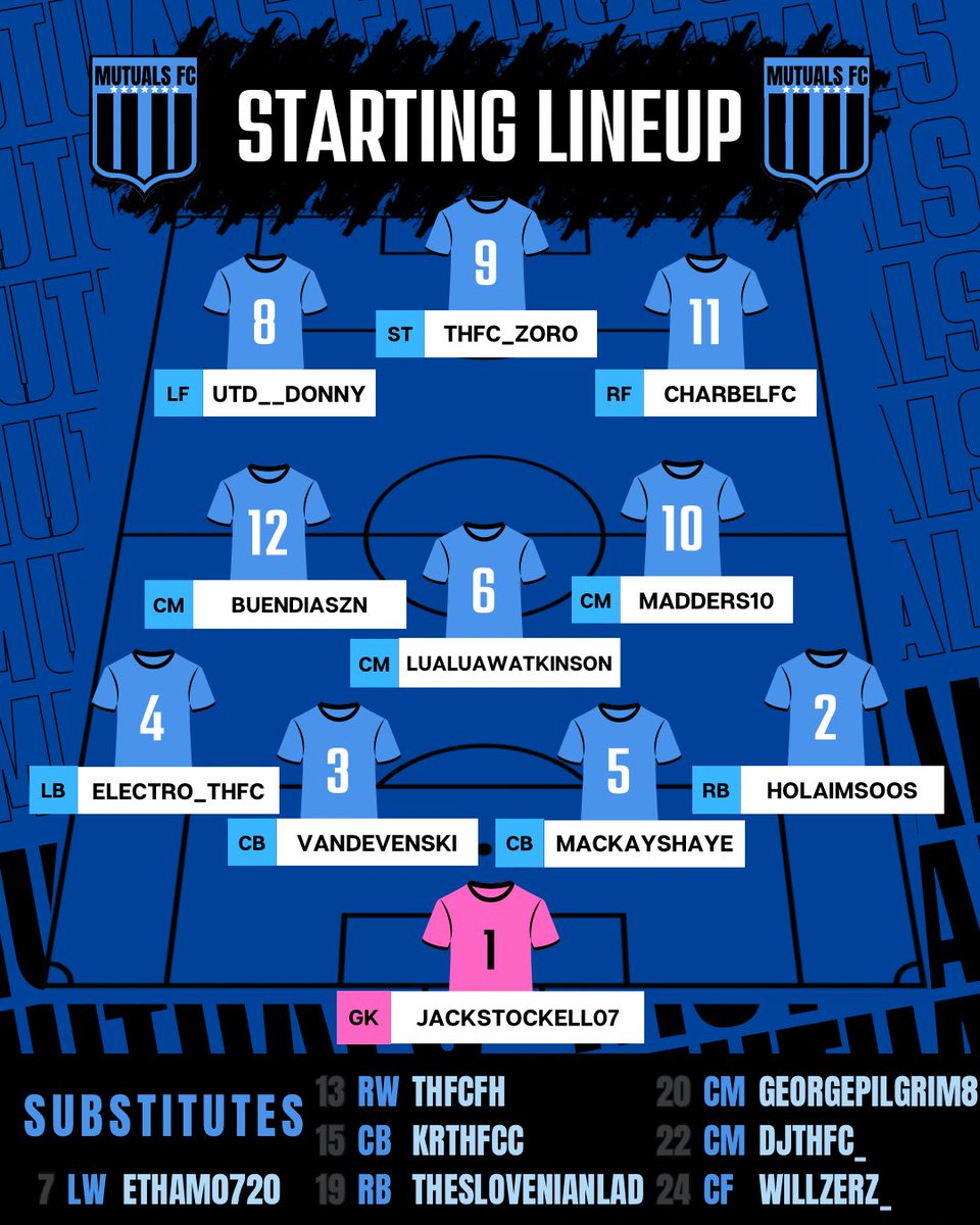 Mutuals FC! tweet media