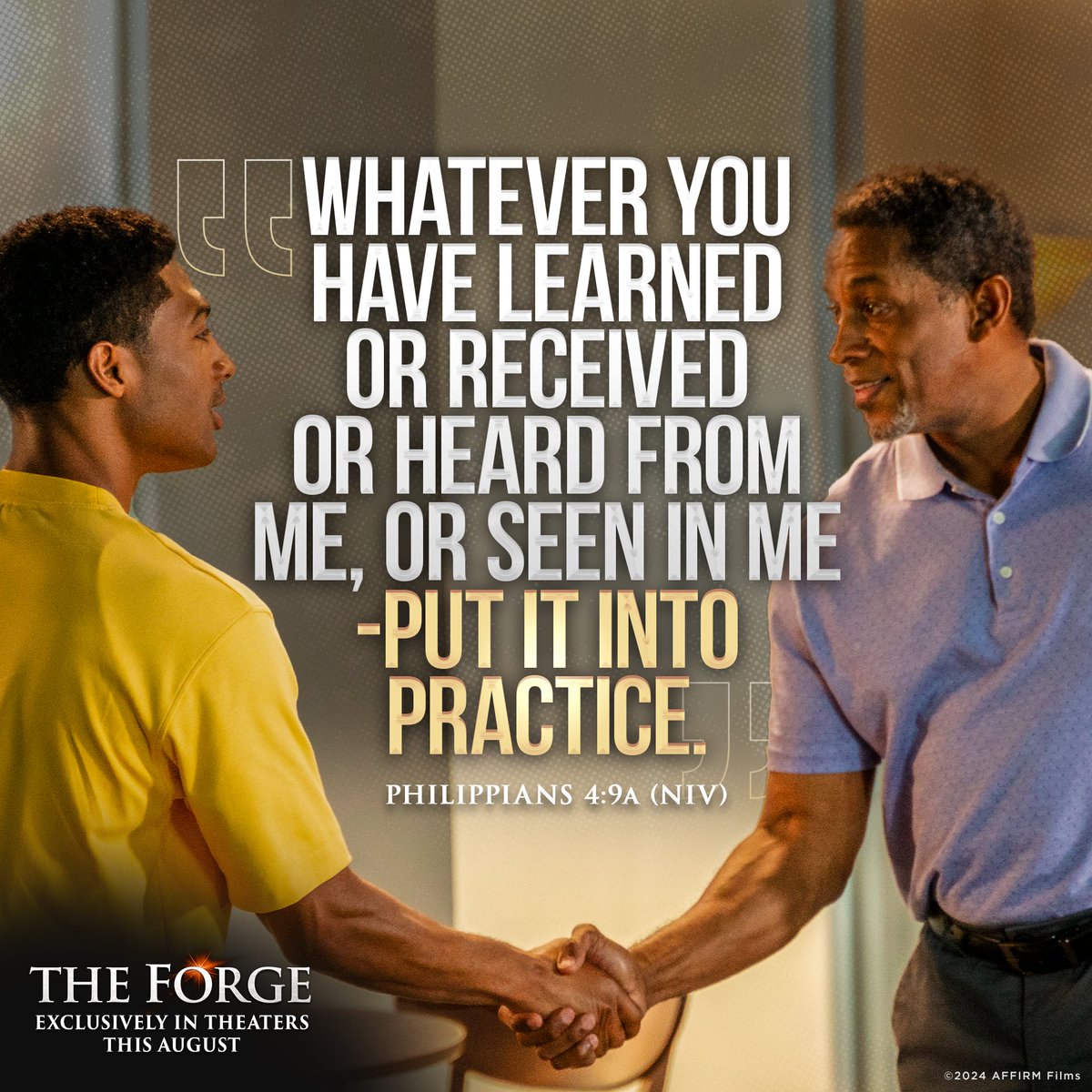 Forge_Movie's tweet image. We all need a mentor, a disciple-maker in our lives. And we all can be one as well!