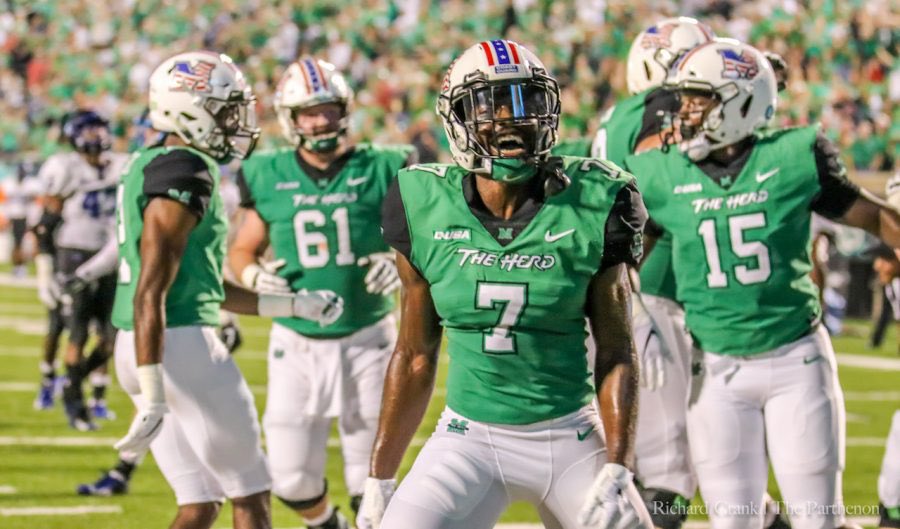 I’m blessed to receive an offer from <a href="/HerdFB/">Marshall Football</a> #AGTG <a href="/aarondobson17/">Aaron Dobson 3</a> <a href="/CoachHuff/">Charles C. Huff</a> <a href="/Coach_Harman1/">Mark Harman 🧢</a> <a href="/AKHS_Football/">Ardrey Kell Football</a>