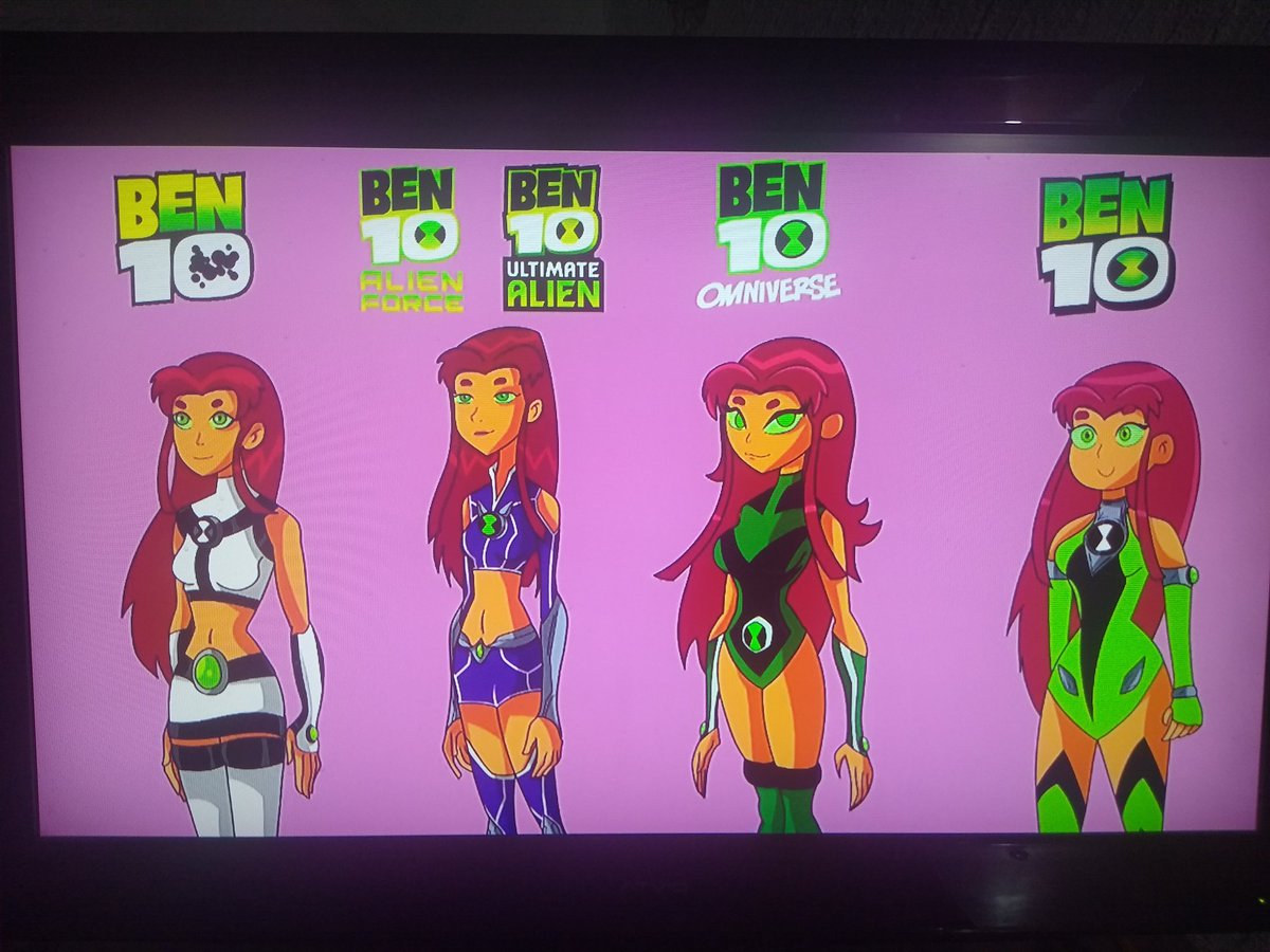 Ohhhhh Miren
¿Cómo se vería Starfire si saliera en Ben 10? 🤩
