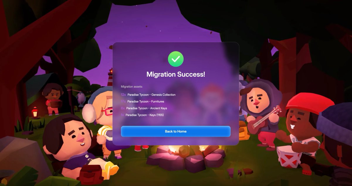 Let the Migration Begin! 🥳🌴

You can now bring your Genesis NFTs to Immutable Passport using our easy-to-navigate migration site!

See the instructions below👇