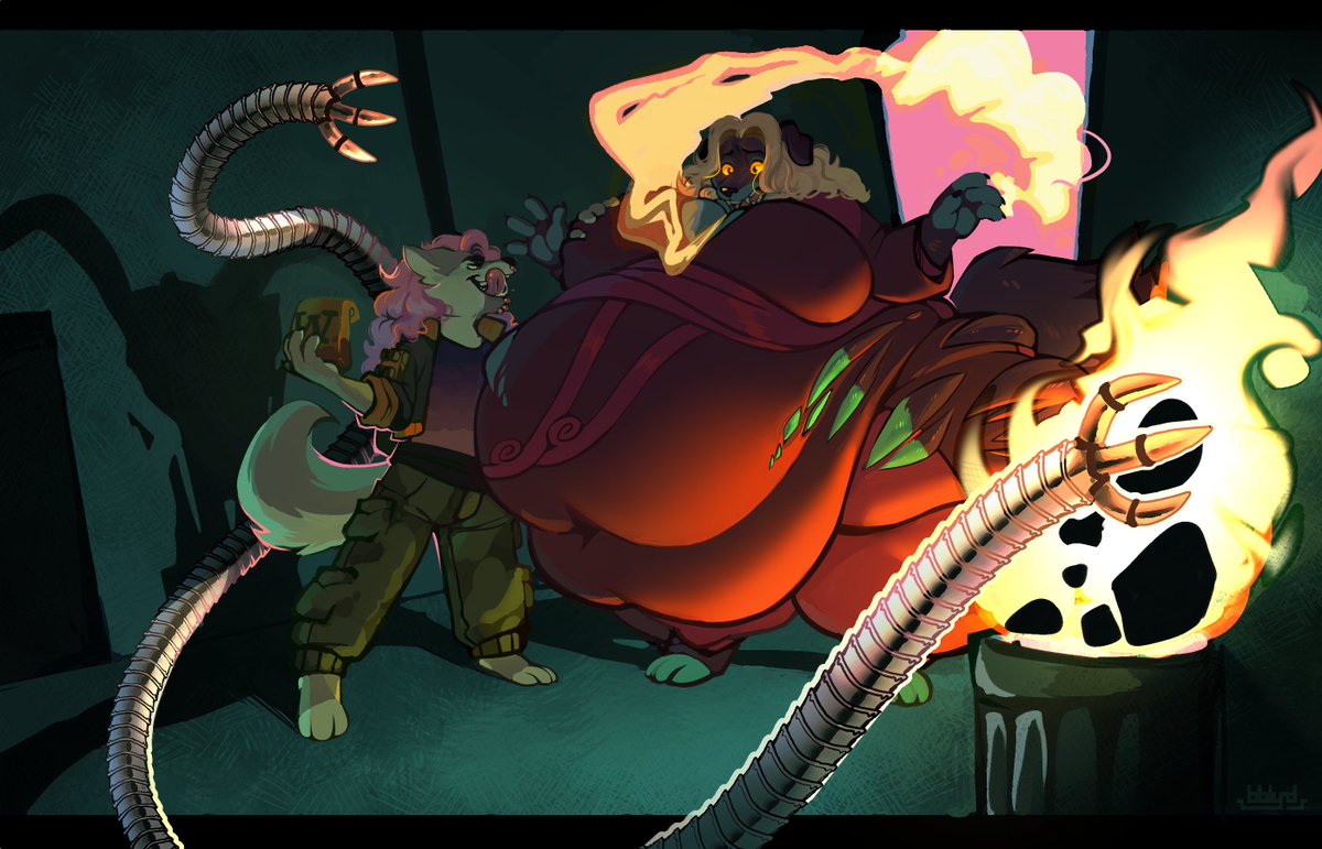blueblynd's tweet photo. Finished piece for Elvis2Elias! Thank you so much again! https://t.co/BfCUTSU67Q