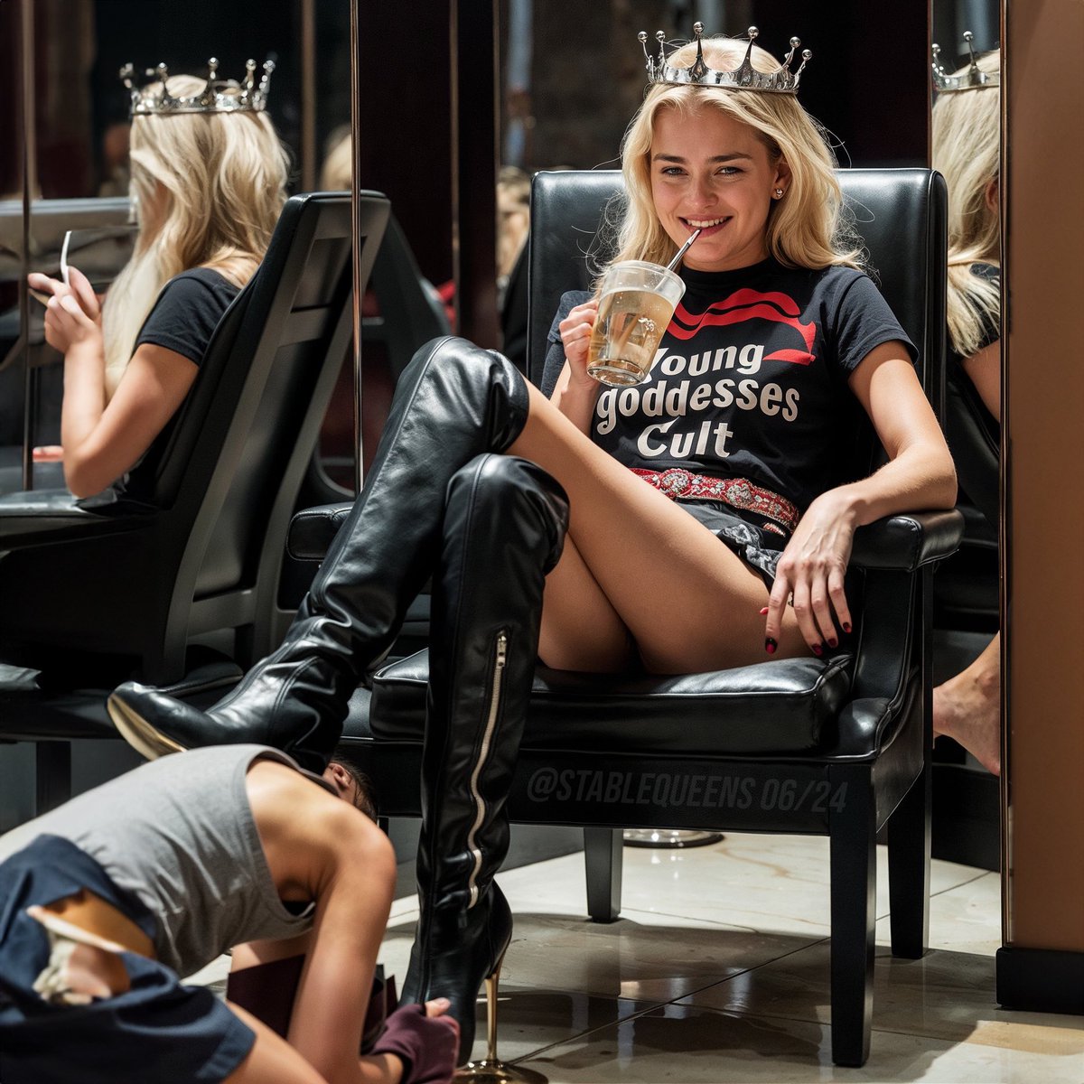 4stablequeens's tweet photo. Join the Cult ๐ธ๐ผ๐ข๐
(Custom for a subscriber at Patreon.
For more Information Check link in Bio)
#younggoddess #femalesuperiority #femaleempowerment #bootedbabes #kneelbeforeyourqueen #yesgoddess https://t.co/CS9VcTsq8Y