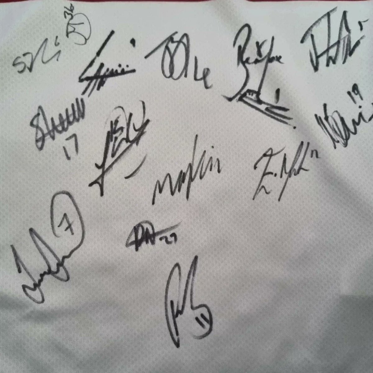 Graeme Scott (@scottgraeme629) on Twitter photo Thanku to all who supported the quiz night tonight at the <a href="/AlbionBrewery/">Albion Brewery Bar</a> in aid of my fundraising for <a href="/KettGeneral/">Kettering General Hospital</a> Centenary Wing that are looking after me. Thanks to <a href="/behindthebussto/">Paul Tyrrell/Claire Bushell</a> @kwscott29 @mar123
The signed shirt from <a href="/AaronMcGowan_/">Aaron McGowan</a> went for £75. Altogether we raised £305 Thanku to all who supported the quiz night tonight at the <a href="/AlbionBrewery/">Albion Brewery Bar</a> in aid of my fundraising for <a href="/KettGeneral/">Kettering General Hospital</a> Centenary Wing that are looking after me. Thanks to <a href="/behindthebussto/">Paul Tyrrell/Claire Bushell</a> @kwscott29 @mar123
The signed shirt from <a href="/AaronMcGowan_/">Aaron McGowan</a> went for £75. Altogether we raised £305