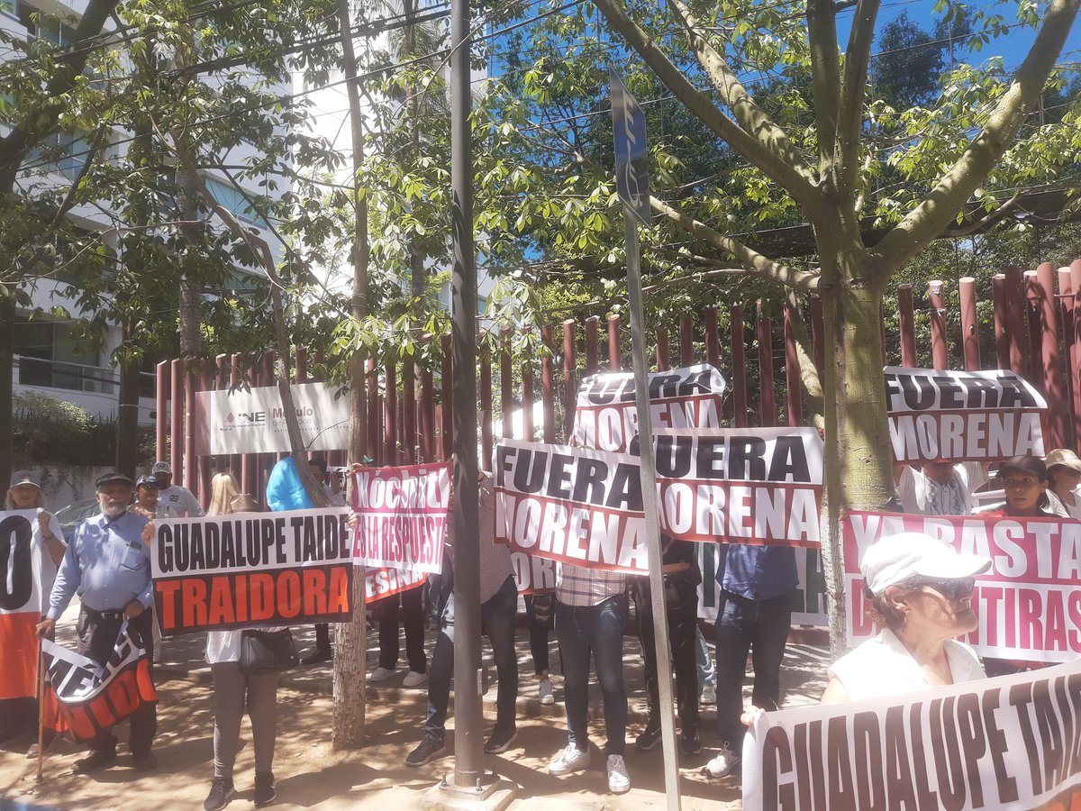 Protestas ciudadana! En INE Guadalajara 🇲🇽🗣️
#FraudeElectoral
#NarcoElección 
#EleccionesMéxico2024
