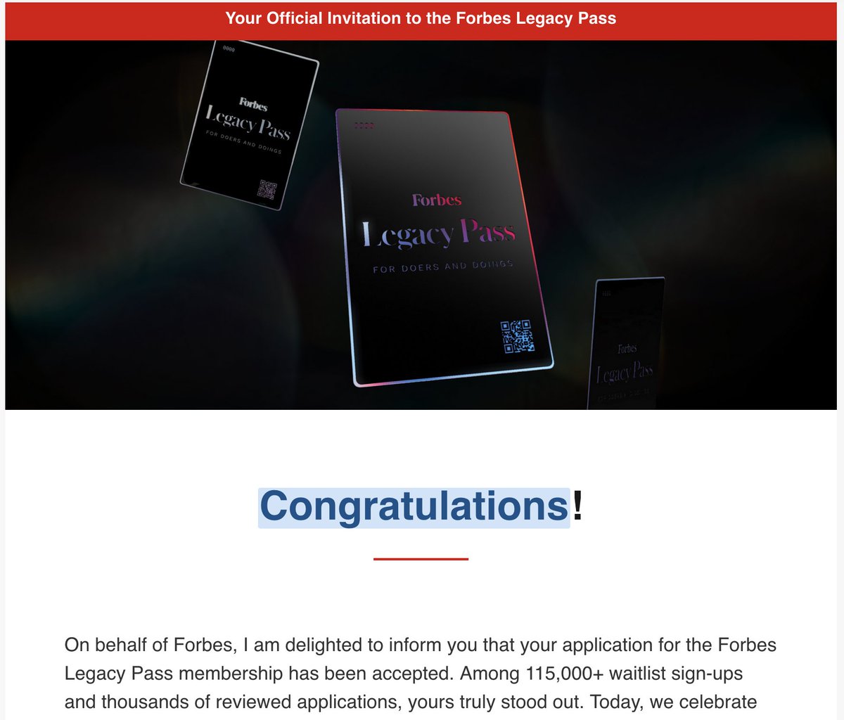 I'd like to thank the Academy... I mean <a href="/ForbesWeb3/">Forbes Web3</a>!