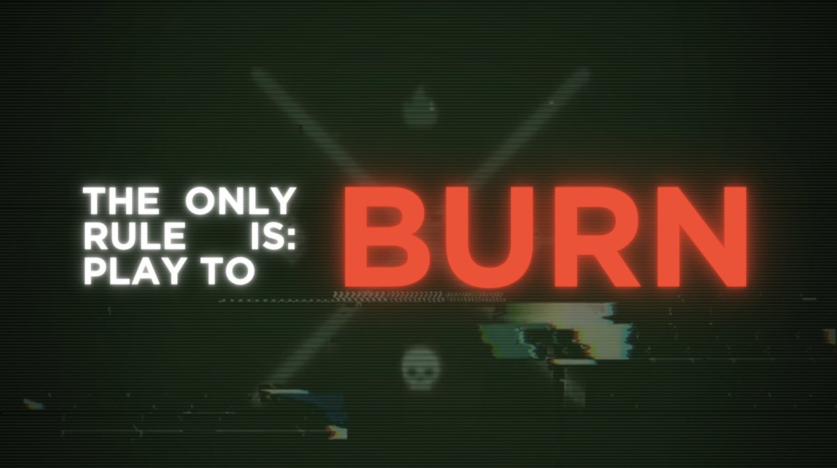 You got that right: your first-ever #Burnament is near. 

The rules are simple:

•  The first round starts when all NFTs are minted
•  After each round, only half survive ☠️
•  Burn others and become the last NFT standing 
•  Walk away with a 64 ETH prize 🏆

Are you ready to