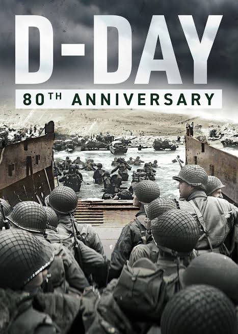 D Day. 80 years ago thousands of young soldiers gave their lives for freedom. We will always remember them. #dday