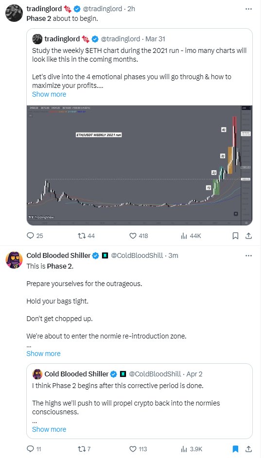 TheFlowHorse's tweet photo. How many phase 2 posts do we get by the end of the week? https://t.co/dwc8wFJcaS