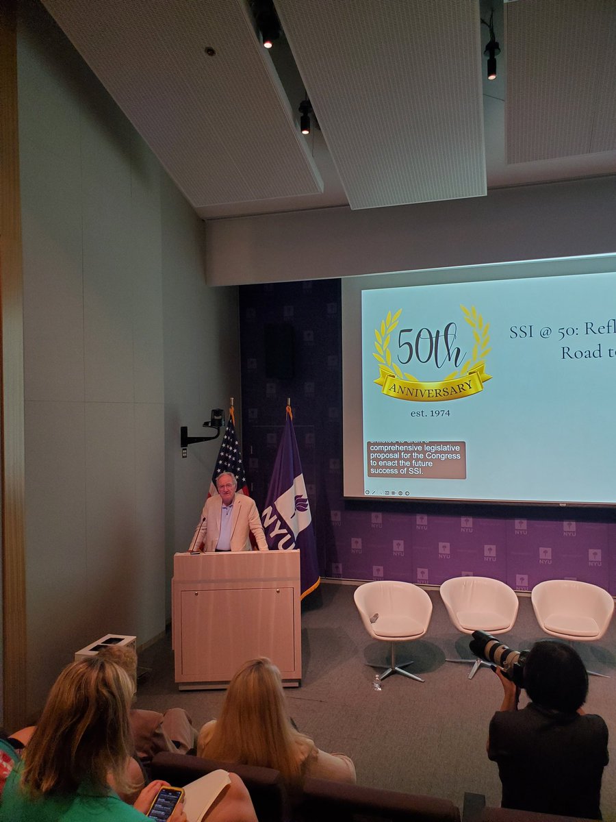 dodsonadvocate's tweet photo. @DarcyMilburn @TheArcUS @Voice4HumanNeed @kathleenromig @SeeMiaRoll @amprog @socialinsurance @BrookingsInst @TraceyThomGron @justiceinaging Former @SenatorHarkin closing out #SSIat50 by reviewing key numbers: 7.4 million get #SSI benefits, 84% because of a severe disability, but benefits only put folks at 50% of federal poverty level. Yet many policymakers make assumptions about poverty and disability... https://t.co/JVg82GSi3A