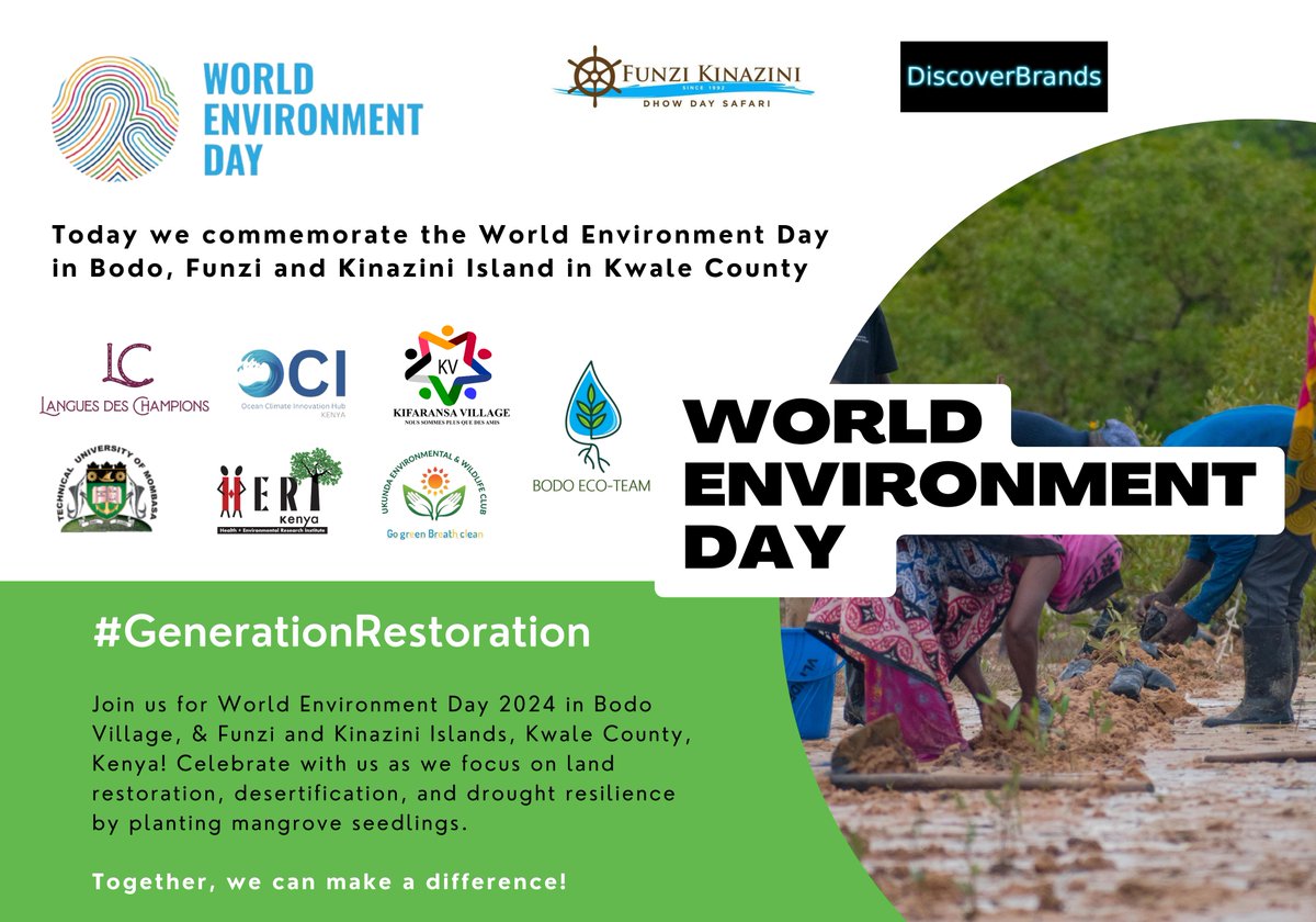 MicheniMunga's tweet photo. Happy World Environment Day 2024

#WorldEnvironmentDay‌2024 https://t.co/RkhVkz5MPA