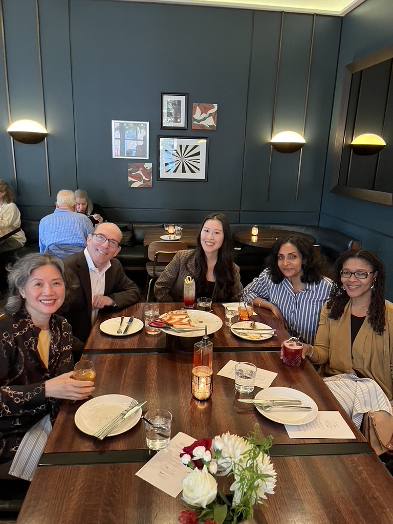 angelay33's tweet photo. proud to be celebrating @JaneJiaqianWang who is heading to NUS for her faculty appointment with her committee @KentGrayson @RimaToure  @achar_chethana  and @MaryamKouchaki in absentia https://t.co/sNgzffUrsU