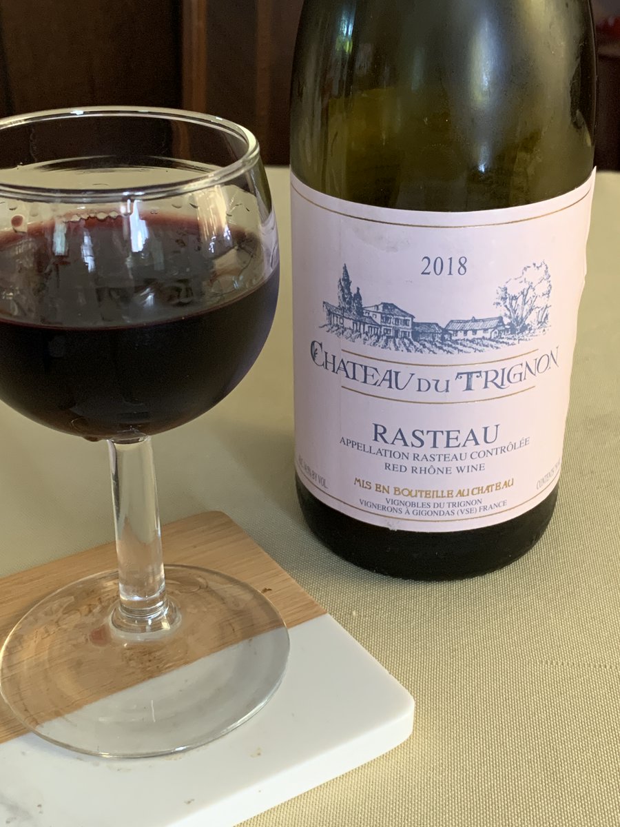 winenewsmaster's tweet photo. It's #WineOClock! A very sunny day in #RhodeIsland to be sure! Really enjoyed this @DMSWINE '18 #Rasteau. I've been sipping it throughout the week, and it's quite pleasant. https://t.co/eW7C38zcma