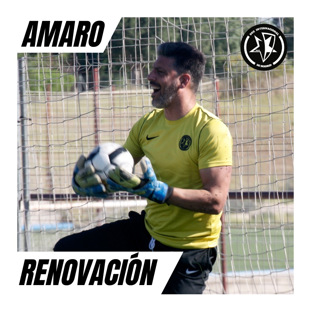 👏 Los porteros de nuestra Academia están de enhorabuena.

💯 <a href="/j/">j</a>.a.amaro seguirá como preparador de porteros y cumplirá su tercera temporada con nosotros.

🤍🖤 #FamiliaDUX