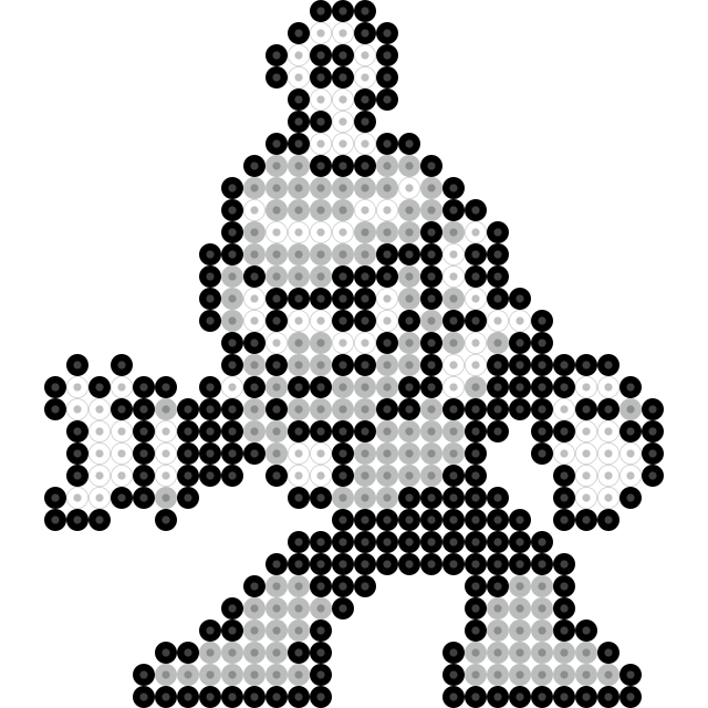ironbeads_jp's tweet photo. 【ゲームボーイ】ロックマンワールド4
#リングマン
使用しているビーズの詳細はこちら
https://t.co/F7JJY0b4IK
#アイロンビーズ
#ミニフューズビーズ
#GB
#1993年
#Ringman
#DWN.029
#カプコン
#ロックマン4 https://t.co/PSCWdNYYys