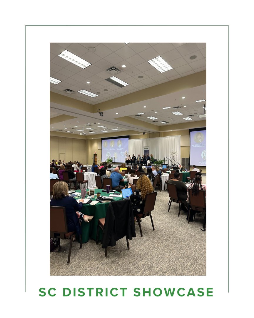 SCTEACHERtweets's tweet photo. We’re grateful for the time and energy of the 130+ SC educators who joined us for the #SCDistrictShowcase! As a key part of our research consortium, your attention to #teacherworkingconditions data bolsters state efforts to build on strengths and improve educator experiences. https://t.co/uRTKRZ5Xzl