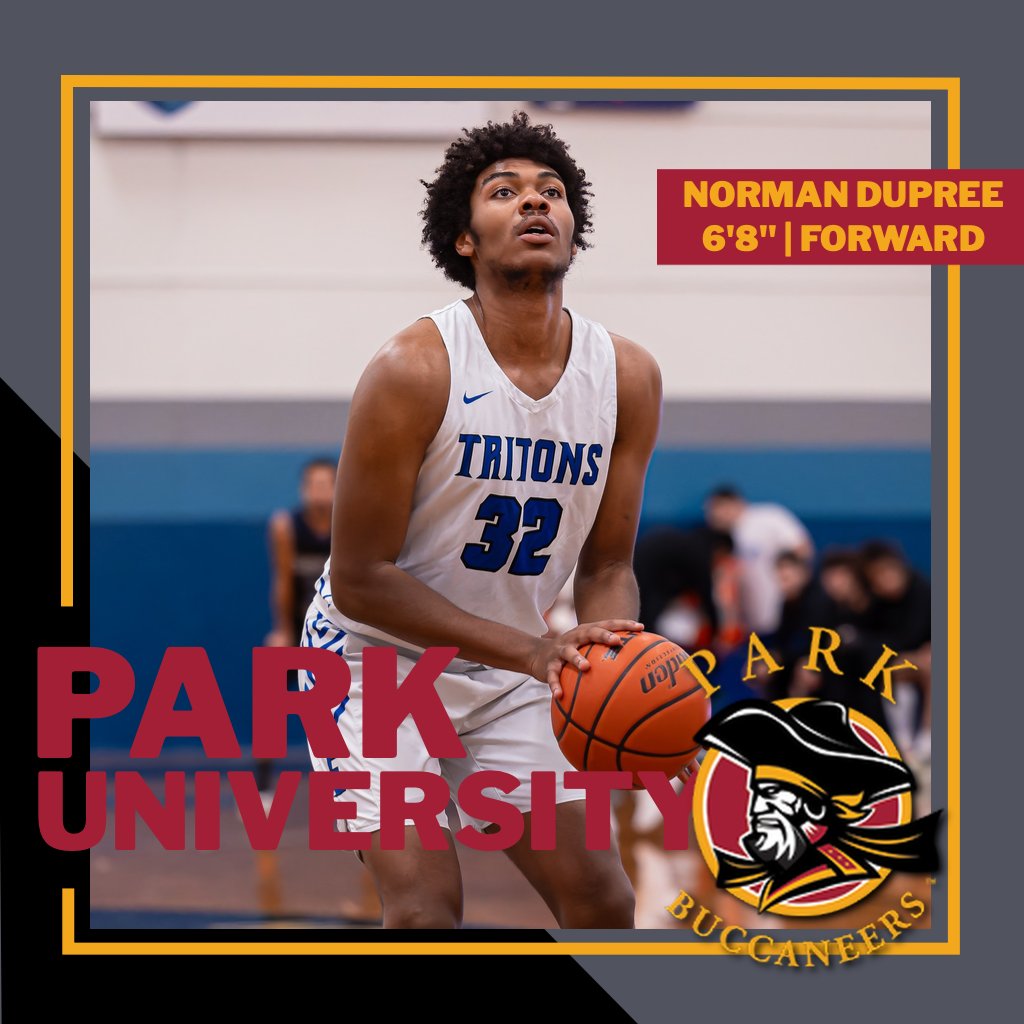 Congrats to Triton big man Norman Dupree for committing to play 4 year ball at Park University!

#tritonpride