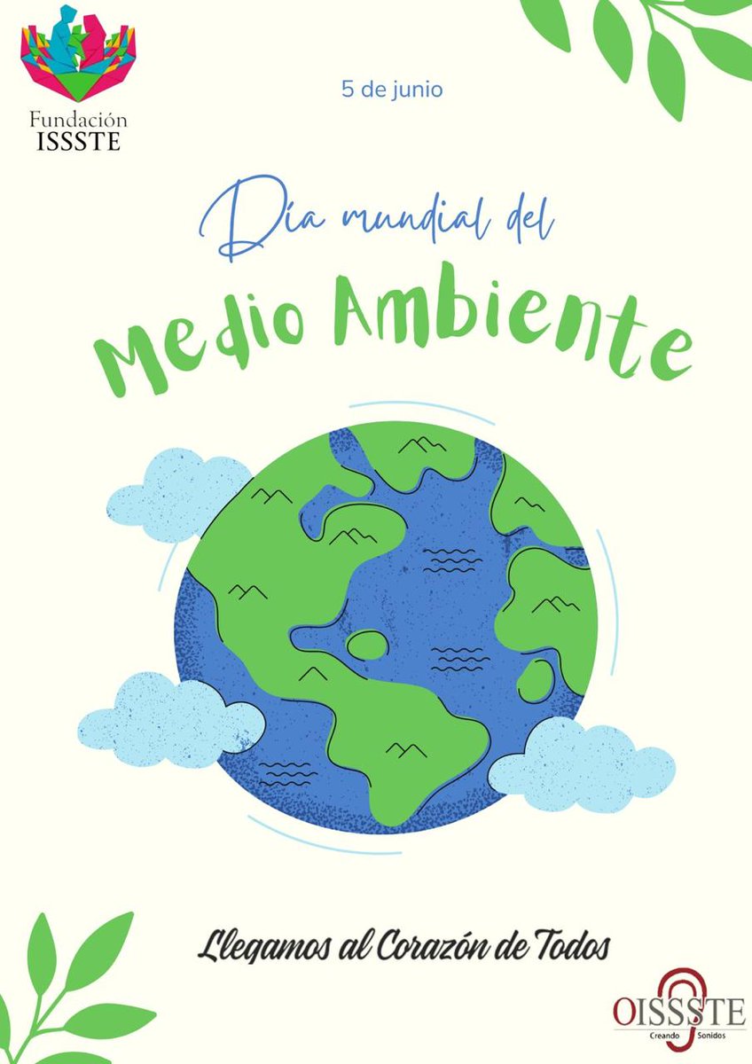 En Fundación ISSSTE A.C. Conmemoramos el Día Mundial del Medio Ambiente 📷📷📷

Con el objetivo de concientizar acerca de la situación y condiciones a las que se enfrenta el planeta y las políticas que pueden incorporarse para un crecimiento sostenible.