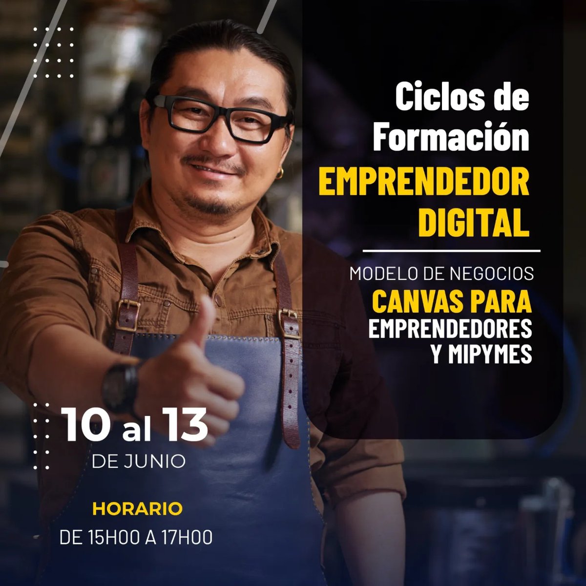 PDG_STM's tweet photo. #CAPACITACIÓN📷| Descubre las claves para potenciar tu negocio en la era digital.
📷📷 Únete a los Ciclos de Formación Emprendedor Digital este 10 al 13 de junio.
¡La inscripción es gratuita! 📷📷
📷https://t.co/xSo4nXshx7
#ElNuevoEcuadorResuelve https://t.co/pGqr7SQMRu