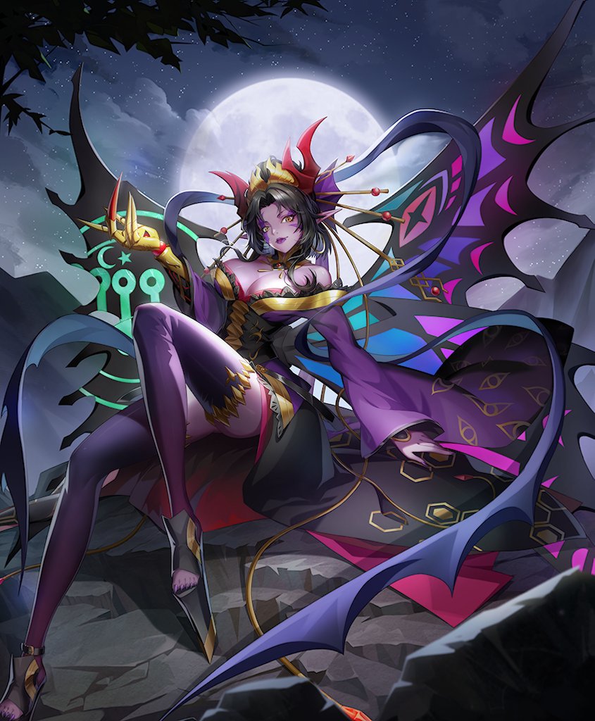 Official Bandai art for Lilithmon X-Antibody (リリスモン（X抗体