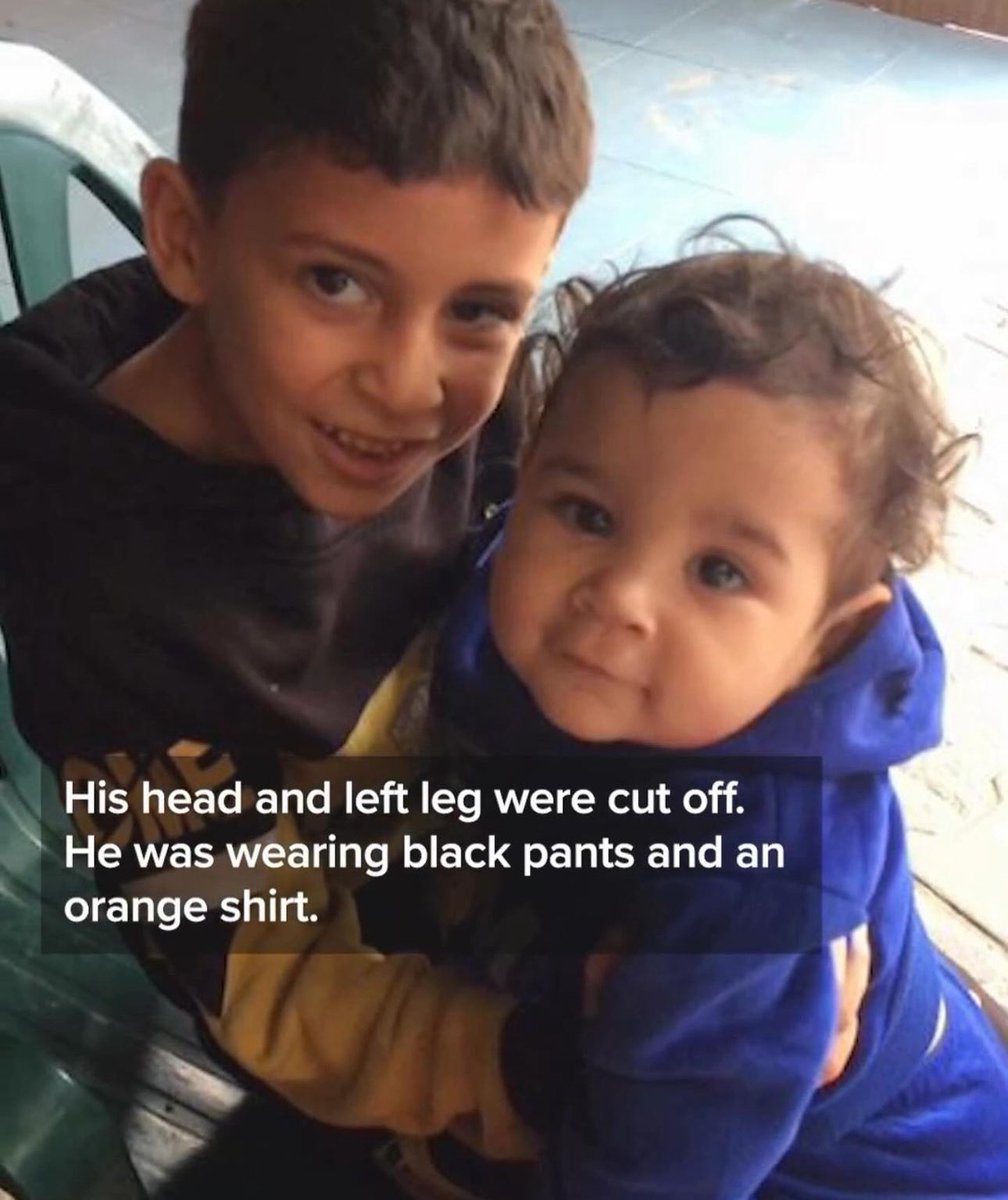 Remember the horrific video depicting a Palestinian baby whose head was decapitated in the rafah tent massacre? his name was Ahmed. his 13 year old brother has spoken out about this. May his death haunt you all for the rest of your lives. They arent just numbers