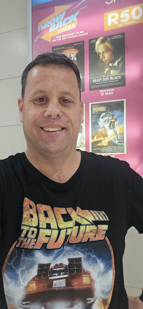 GlennRunnalls's tweet image. Thank you @sterkinekor for showing #BacktotheFuture.
It's wonderful watching these modern classics in a cinema.
I had SUCH a great time this evening.
I will be watching #BacktotheFuturePart2 in 3 weeks time.
So looking forward to it. 
Let's keep #ThrowbackCinema going please.