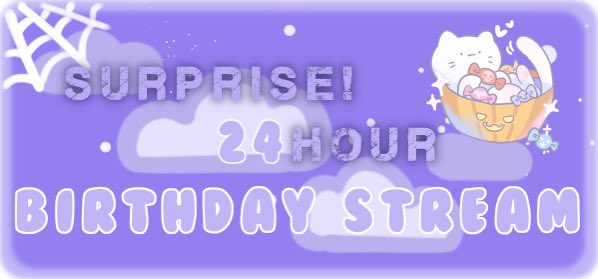 SURPRISE! Since I won’t be available on Saturday we’re doing it tonight! The discord has the list of games scheduled, including the sleep times (on stream) ! I hope to see y’all there!