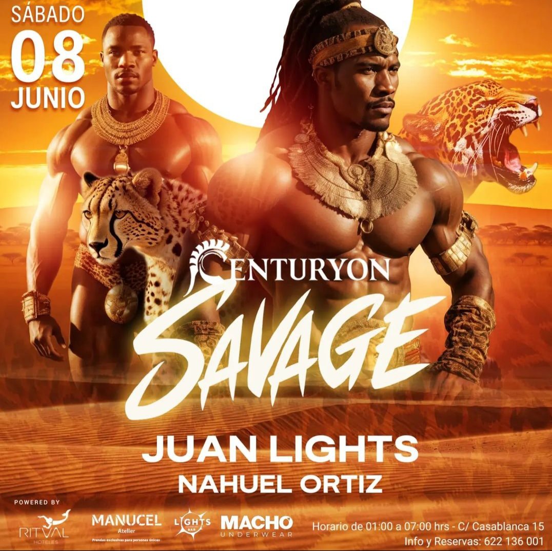 Nuestra fiesta más salvaje vuelve este sábado a Centuryon con Juan Lights y el warm up de Nahuel Ortiz con javi_blanco y sergiodancer sobre el escenario para encandilarnos con los ritmos más potentes! Te esperamos!
#gaytorremolinos @savage #gayparty #malaga #torremolinos #lgbt