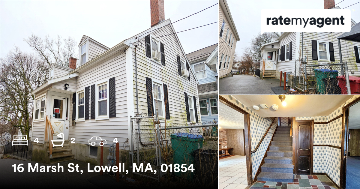 chery2313's tweet photo. 🛌 4 🛀 2 🚘 4
📍 16 Marsh St, Lowell, MA, 01854

My latest sale on RateMyAgent.

https://t.co/LYaHEGyV9x

...
#ratemyagent #realestate #Bold_Vision_Real_Estate_Solutions_LLC https://t.co/2AHRwzF9EQ