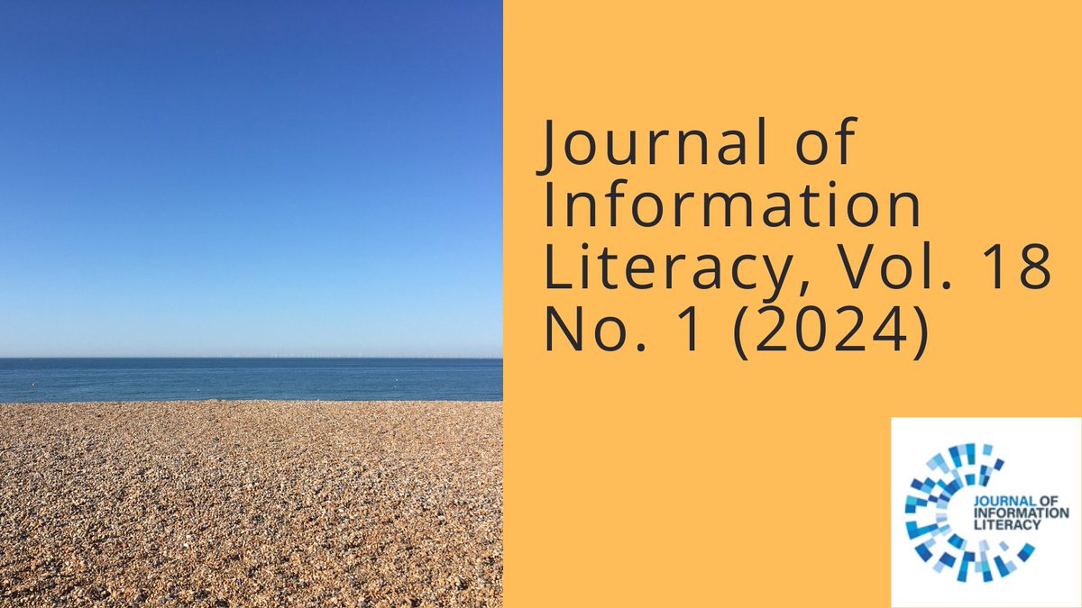 Also published: the June issue of JIL.

Research articles explore designing a peer observation instrument, scaffolding #InfoLit teaching, self tracking practices and first year student affective experiences.

Plus 4 #LILAC24 reports and 3 book reviews!

journals.cilip.org.uk/jil/issue/view…