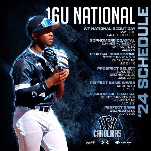 Jackson Rainey (@jacksonrainey7) on Twitter photo <a href="/NCSA_Baseball/">NCSA Baseball</a> NC
Wow Factor Carolinas National 16U
SS/2B/3B/RHP
3.8 GPA
Spring Stats:
.342 avg
21 runs
16 rbi
1.34 era in 15.2 innings
.151 OBA
Honorable Mention All Conference
7.25 60
84 FB
70 CB
73 CU
Business Management
⤵️⤵️⤵️ <a href="/NCSA_Baseball/">NCSA Baseball</a> NC
Wow Factor Carolinas National 16U
SS/2B/3B/RHP
3.8 GPA
Spring Stats:
.342 avg
21 runs
16 rbi
1.34 era in 15.2 innings
.151 OBA
Honorable Mention All Conference
7.25 60
84 FB
70 CB
73 CU
Business Management
⤵️⤵️⤵️