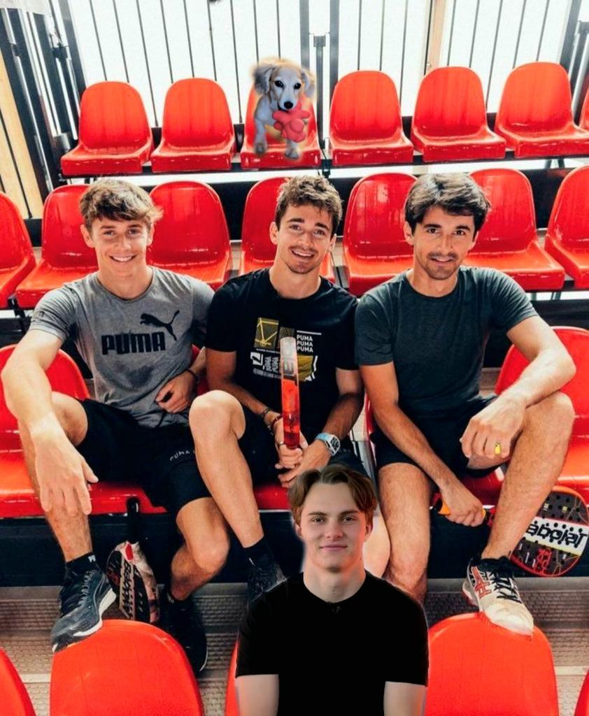 Leclerc family😂😂😂🤭
.
.
#charlesleclerc #oscarpiastri #F12024