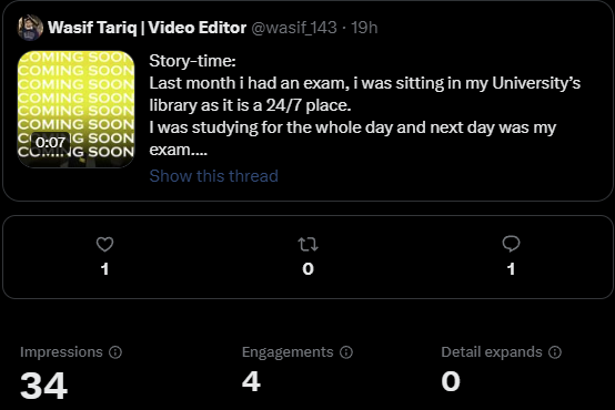 Every Drop Counts.

I am happy for 34 Impressions. 

At the end of this month i hope to reach more and more.
