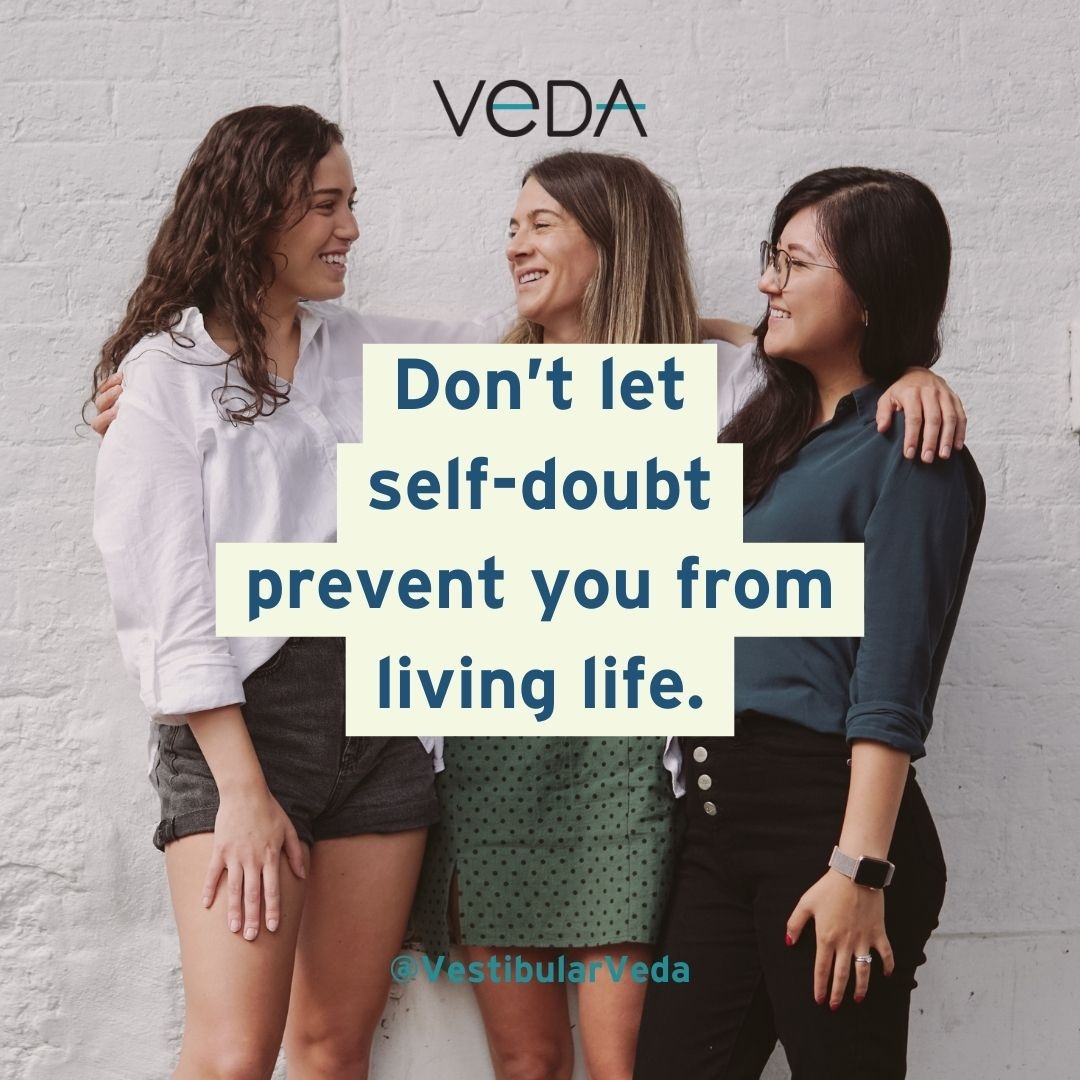 vestibularveda's tweet photo. While life with a vestibular disorder can be stressful and unpredictable, it doesn’t make you any less of a person. We’ve created a guide to help you manage self-doubt. Get your copy at https://t.co/mSjnXA5kpX.

[Image Text: Don't let self-doubt prevent you from living life.] https://t.co/lbMQmGAlHm