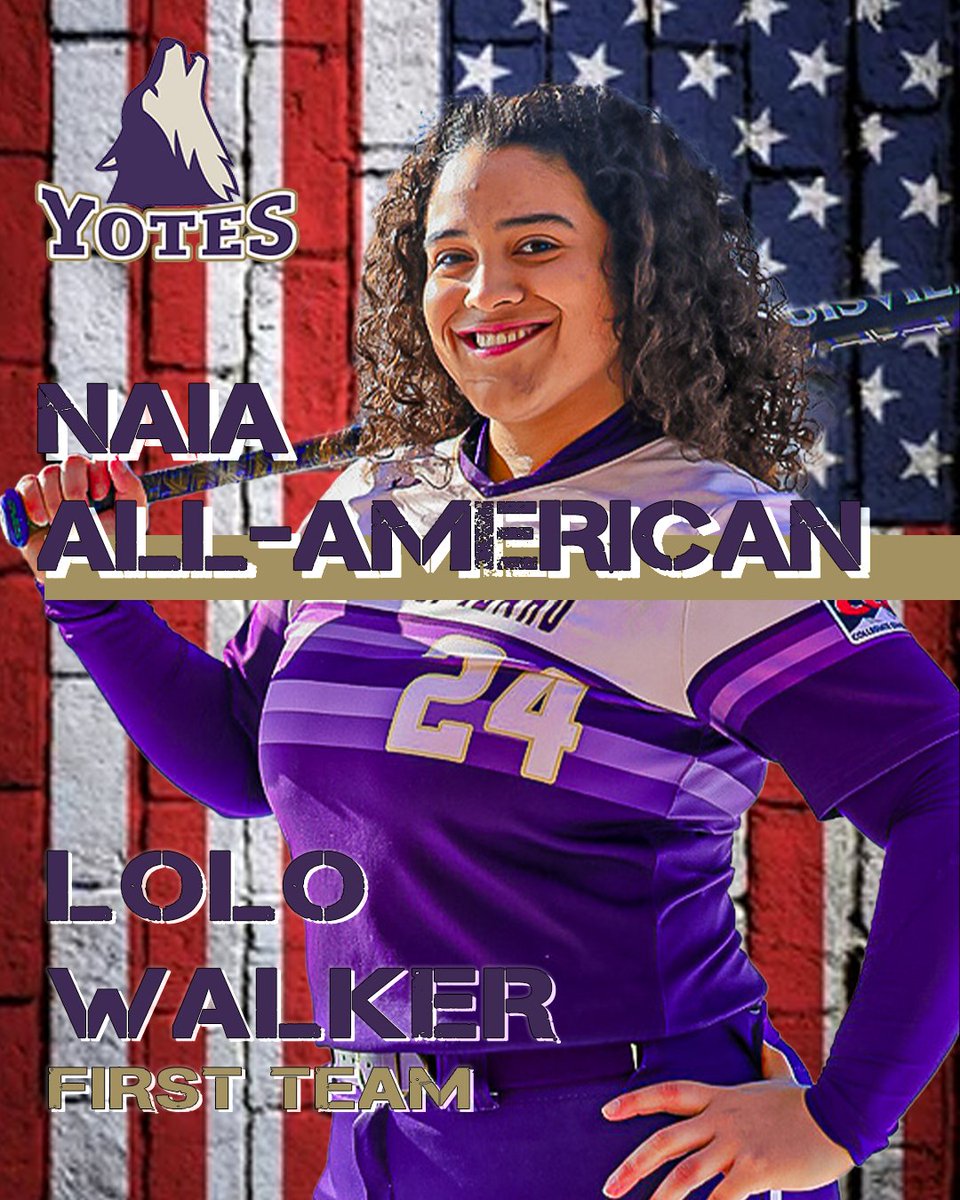 SOFT | Lolo Walker is the latest Yote All-American. She is the second softball player in program history to be a first team selection. #ComeWinWithUS
Read more: yoteathletics.com/news/2024/6/5/…