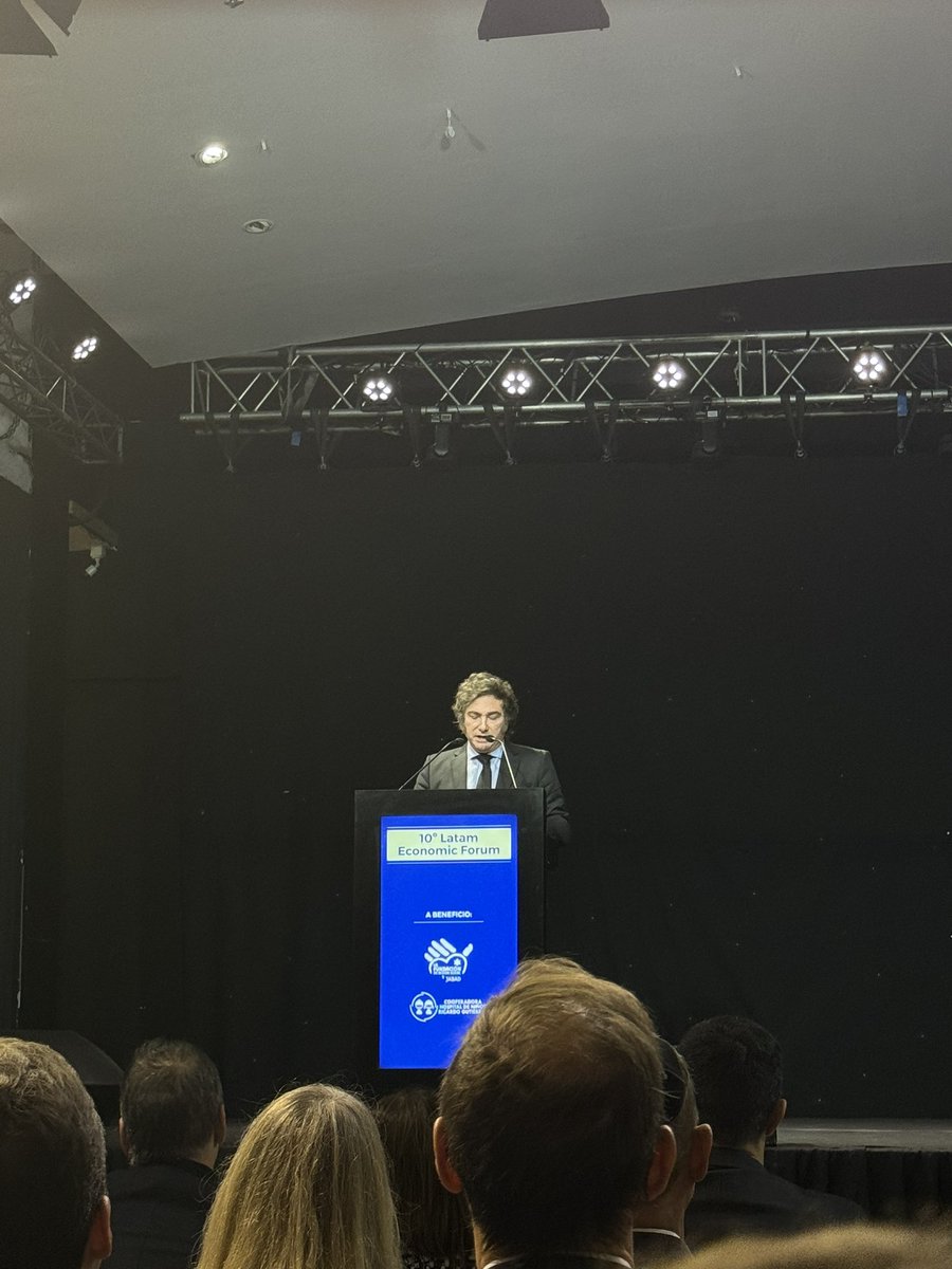 MauroAndreoliA's tweet photo. An organized community is much stronger. Argentina Leads the Way in the World 🇦🇷 

Together with @alexchain79 and @LucasMacchia2, we worked to bring Cardano to one of the country's most prestigious private events, featuring leading personalities. 🔵

Thanks to the outstanding work of JJ Siler @jj_siler , Input Output Global sponsored the Latam Economic Forum.

The event was attended by the nation's president, numerous economists, and four government ministers.

President Milei (@JMilei) said that Argentina is open and seeking technology investments for the country, and 
@Cardano is a good opportunity.

In the first photo, you will see a united community, including members of the Argentine community, @InputOutputHK , and the @Cardano_CF .

I want to congratulate @DarioEpstein for organizing such a professional and impressive event.

Now many important members of the cabinet, advisors, and the president know that we are here and what we are doing.

All proceeds from the event will go to charity.

Our efforts, along with those of all the attendees you see in the photo, will continue to pursue this widespread adoption, and we will keep connecting people so that new opportunities arise.