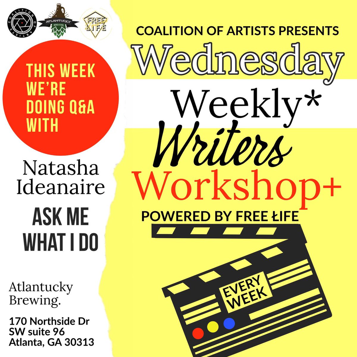 Coalition of Artists Workshops tweet media