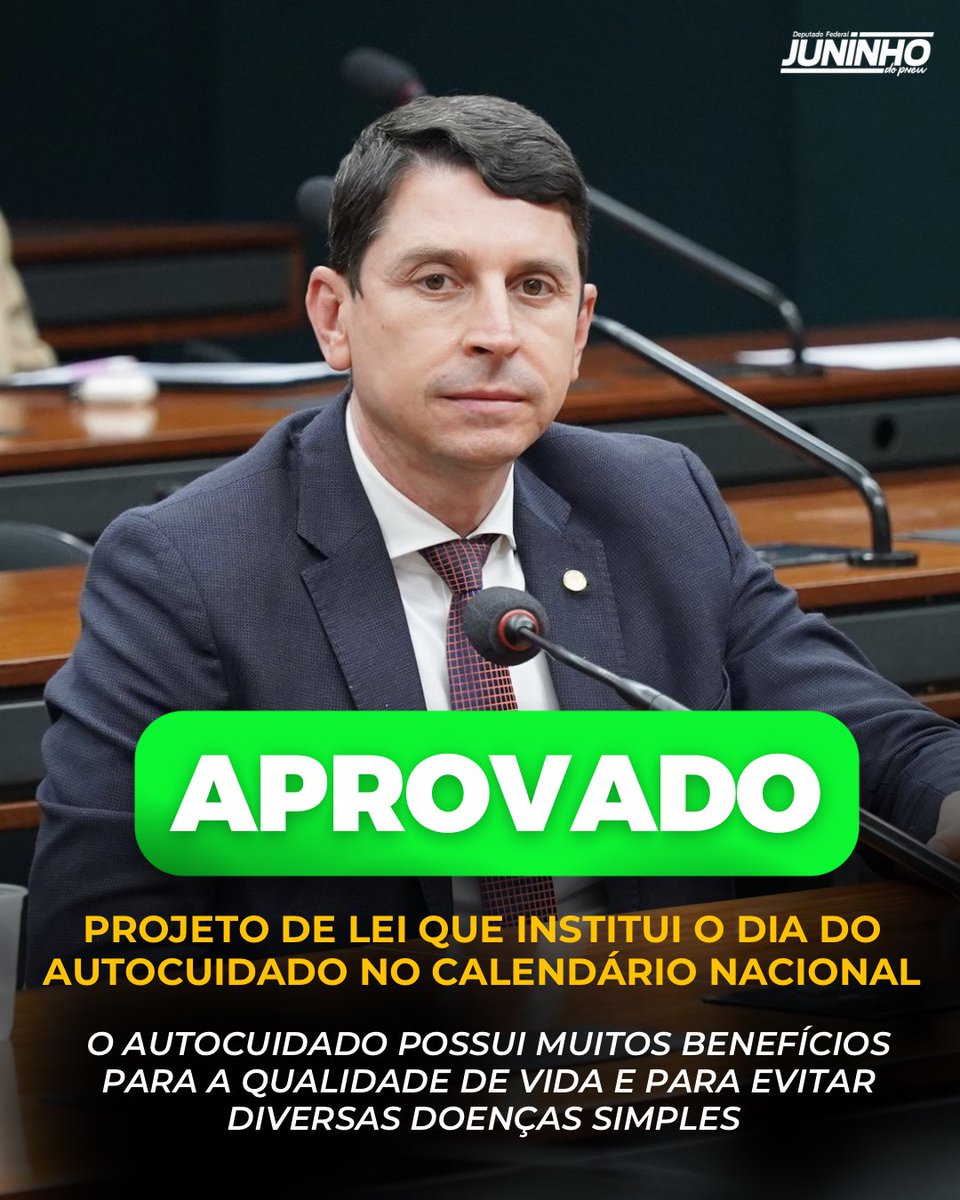 Aprovado ✅

O Projeto de Lei nº 3099/2019, de minha autoria, foi aprovado na Comissão de Saúde.

Meu PL inclui no calendário nacional o dia nacional do Autocuidado. 
Com o objetivo de despertar na sociedade o cuidado de realizar ações que cada indivíduo deve ter com a sua saúde