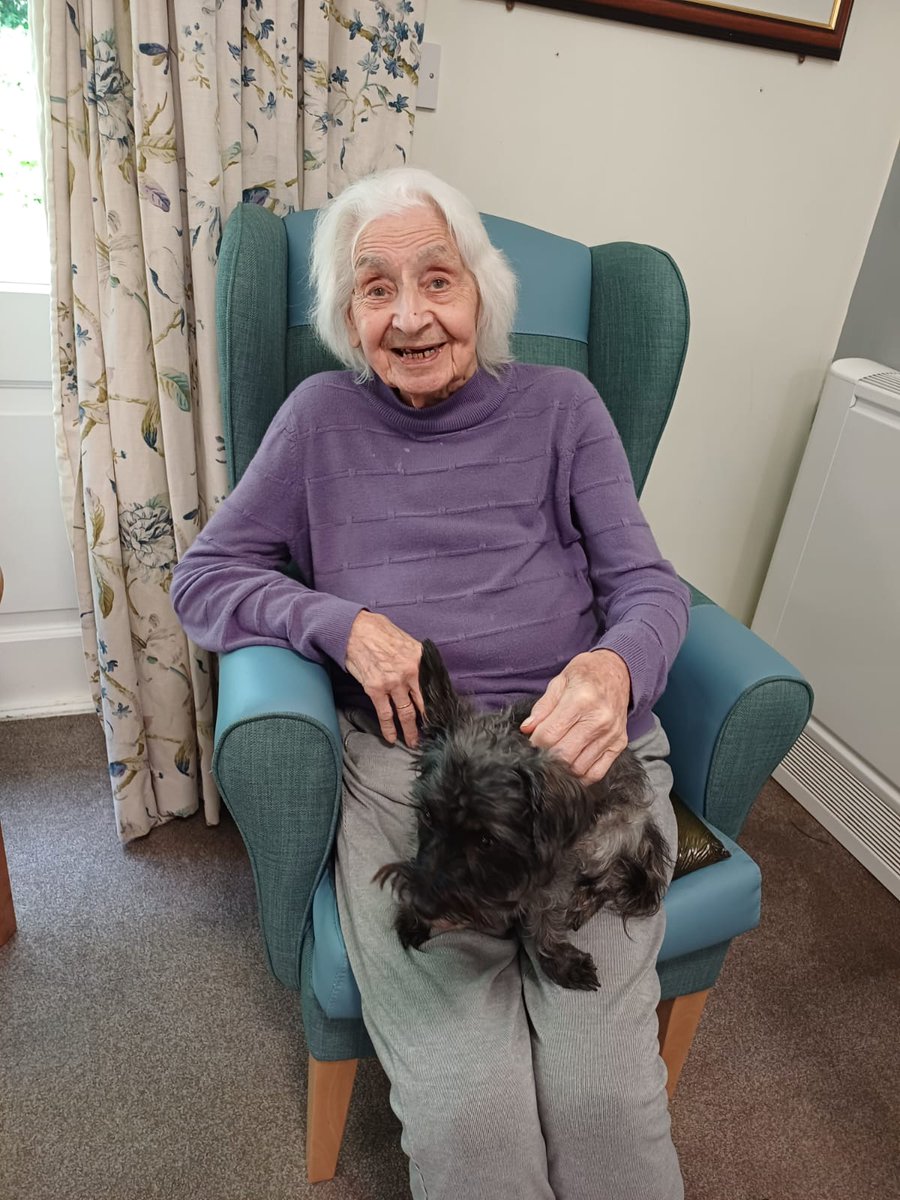 StJosephsAH's tweet photo. We live it when our #furryfriends come to visit 🐶 @AnchorLaterLife https://t.co/eCK4O0Q7Vy
