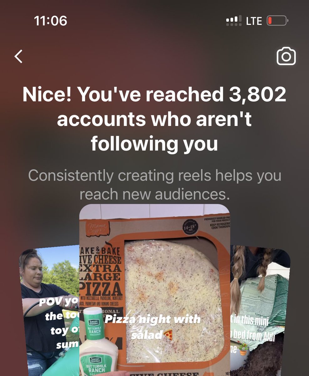 This is wild to me 3800 accounts that don’t follow me and I’ve barely focused on Instagram🤯