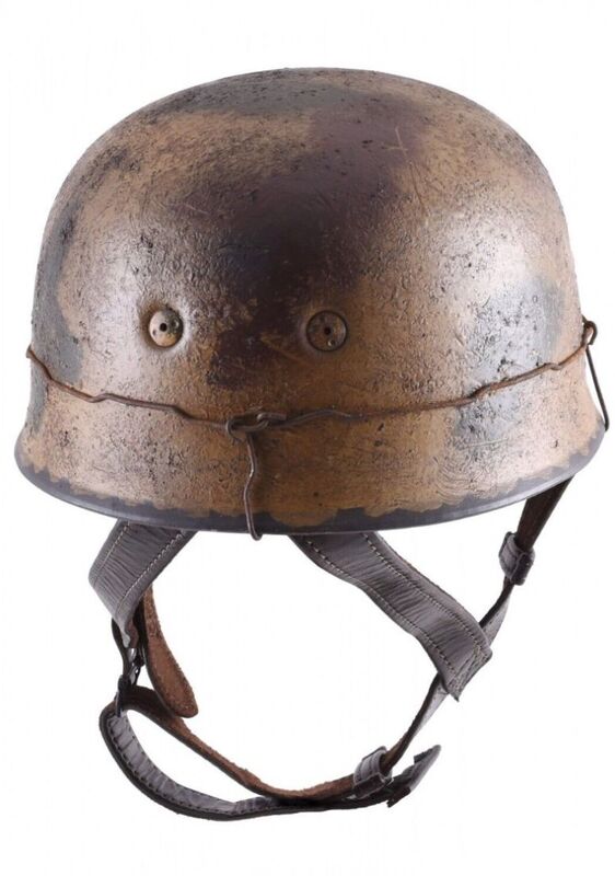Militaria321's tweet photo. German Fallschirmjäger-Helm M38 Normandie-Camo-Finish, repro

Buy at https://t.co/QVf84hPb2q https://t.co/PrMtlOg5no