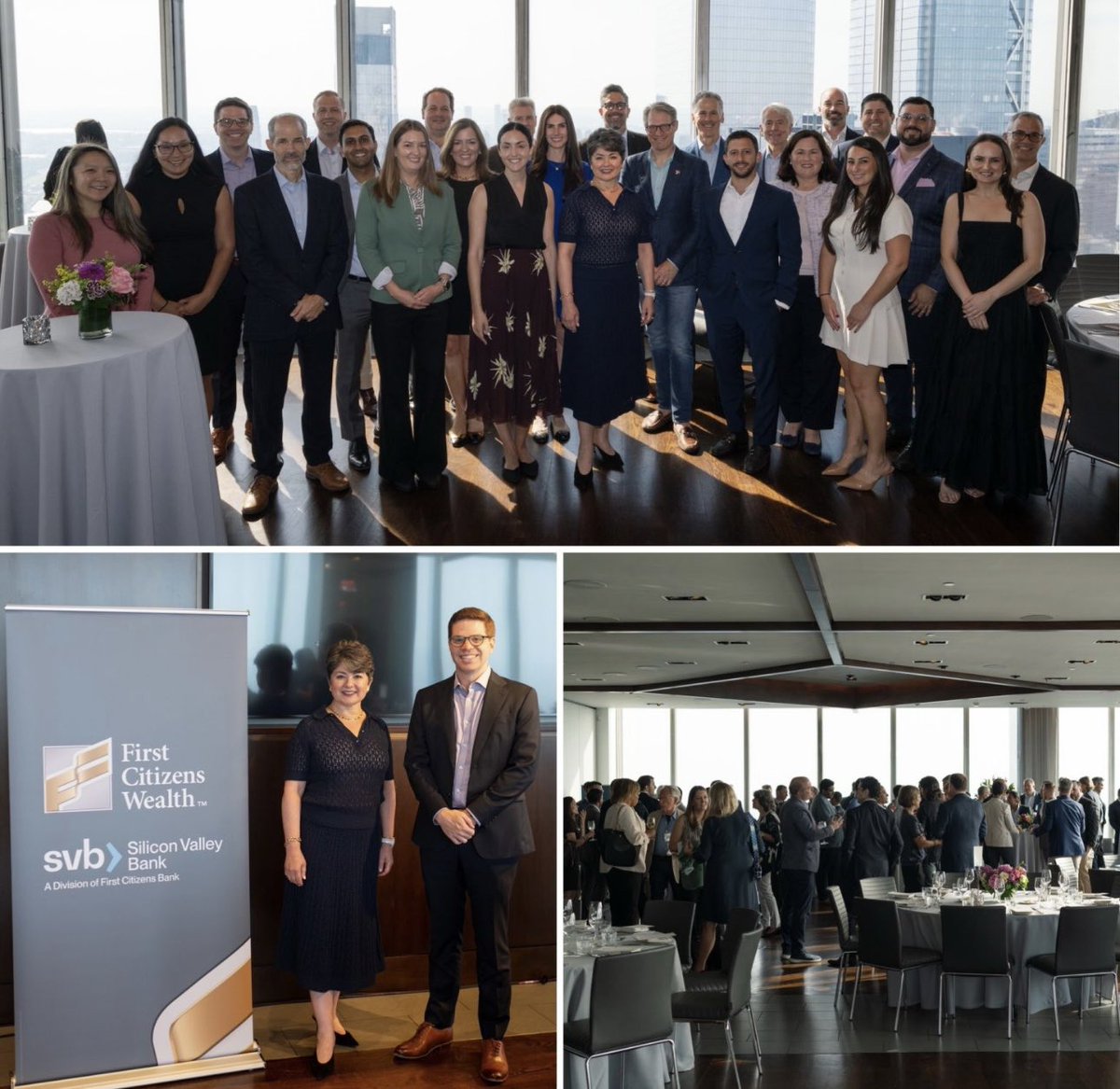 Started the night at Manhatta and ended the evening at Maxwell Social.  Connected by a ride in our #YesSVB cars! Two special events with great clients, teammates, and friends.  <a href="/SiliconVlyBank/">Silicon Valley Bank</a>