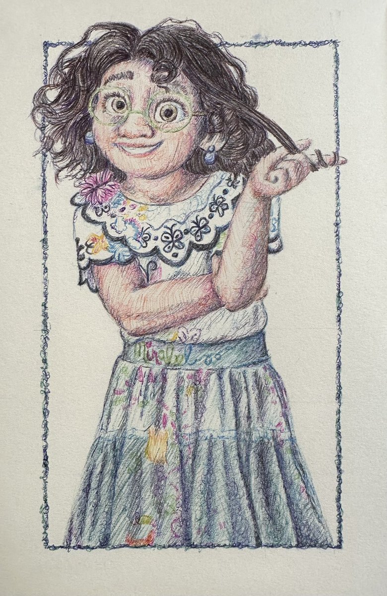 angef11991's tweet photo. Havenβt posted in a while. #encanto #maribelmadrigal #maribel #artistsupport #artshare #illustration #penandpaper #ballpointpen #pen #ink #draw #drawing #doodle #doodling #sketchbook #sketch #color #iDrewthat #myink https://t.co/GDbgzSWqOW