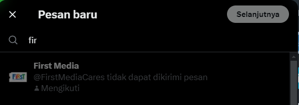 arrasyid22's tweet photo. @FirstMediaCares tidak bisa di DM https://t.co/zyDiIy6b2C
