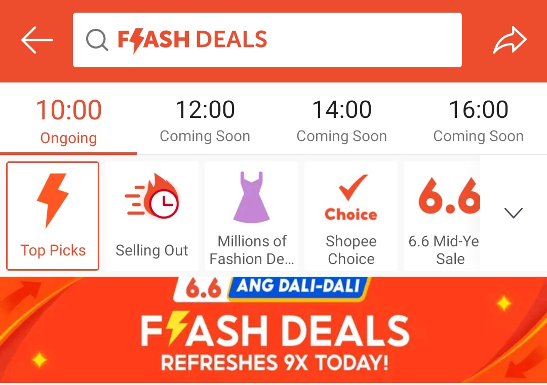 rellinksz's tweet photo. Check kayo sa flash deals guys !! Baka mega sale pala mga inaabangan niyong item.

🔗 https://t.co/0ehbki29lZ https://t.co/nT4BgK1SNC