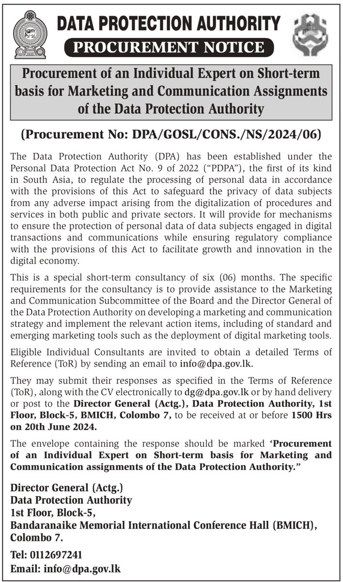 aselawaid's tweet photo. The Data Protection Authority (DPA)  established under the Personal Data Protection Act No. 9 of 2022 ("PDPA"), has placed advertisements for vacancies. Encouraging to see the DPA’s genesis. https://t.co/RNM5wpY74u